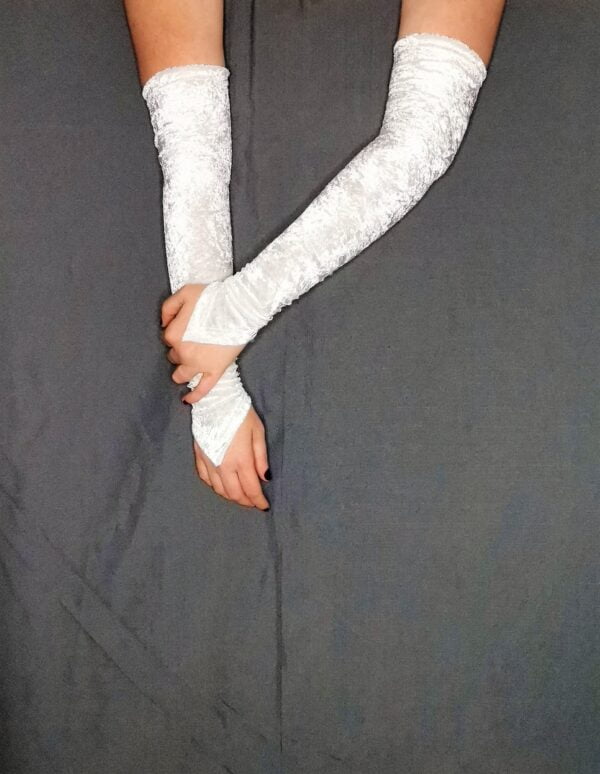 Nova Sleeves - long - white