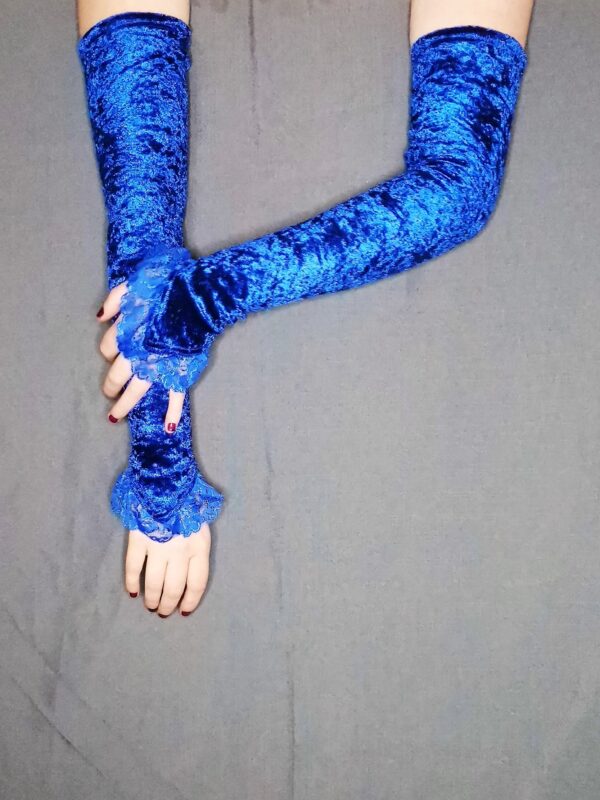 Oberon Sleeves - long - sapphire blue